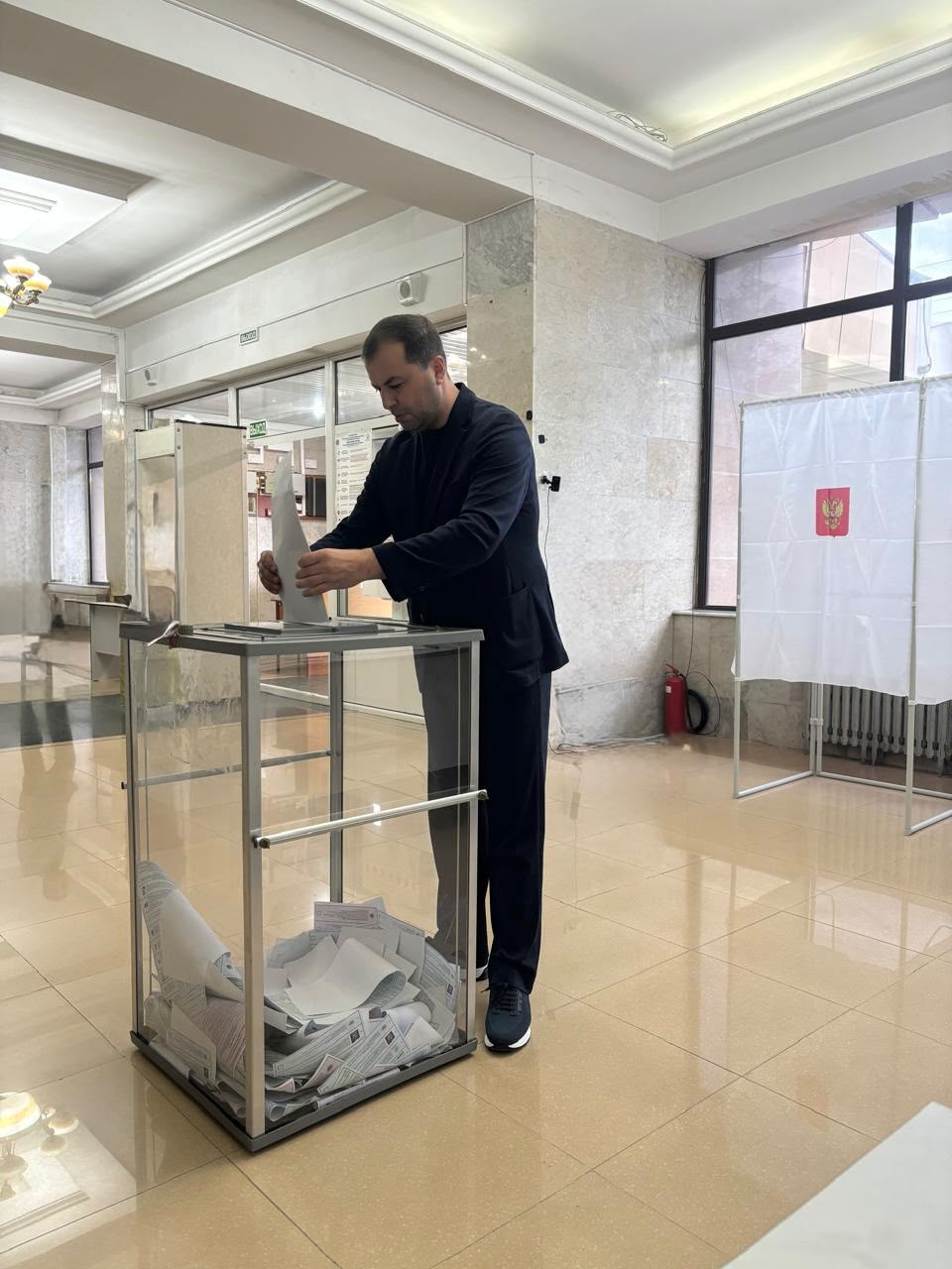 Ректор ДГТУ принял участие в голосовании